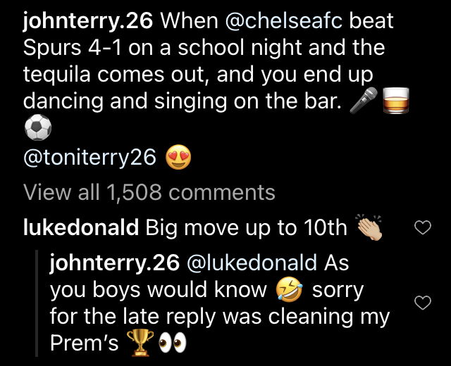 Luke Donald in hilarious exchange with John Terry: 